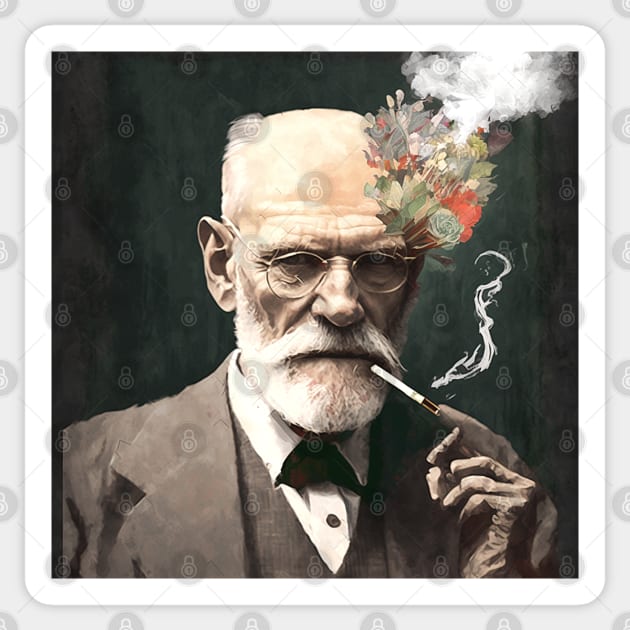 Freud Sticker by Stitch & Stride